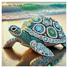 Diamond Painting-DIY Crystal Rhinestone Turtle