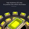 20LED Solar Bicycle Horn Light USB Rechargeable Power Display Bicycle Headlight