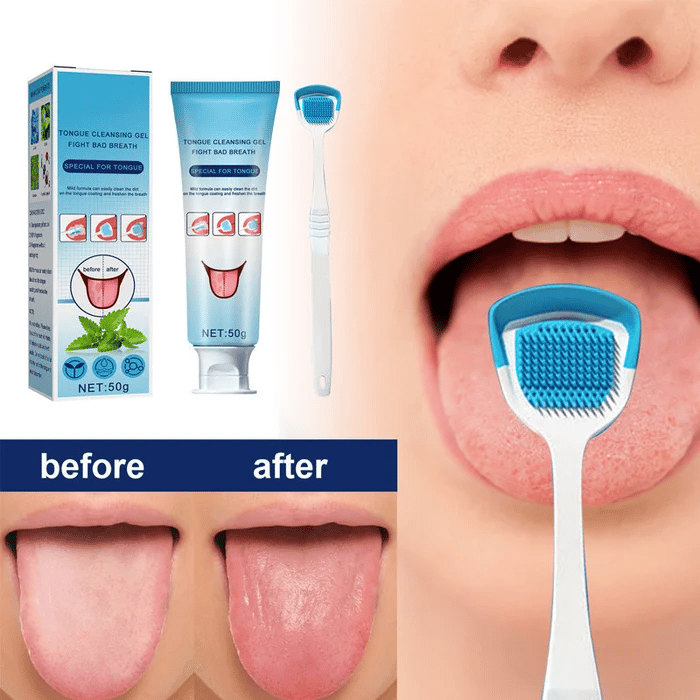 🔥2023New Year Sale -Probiotic Tongue Cleaning Gel Set