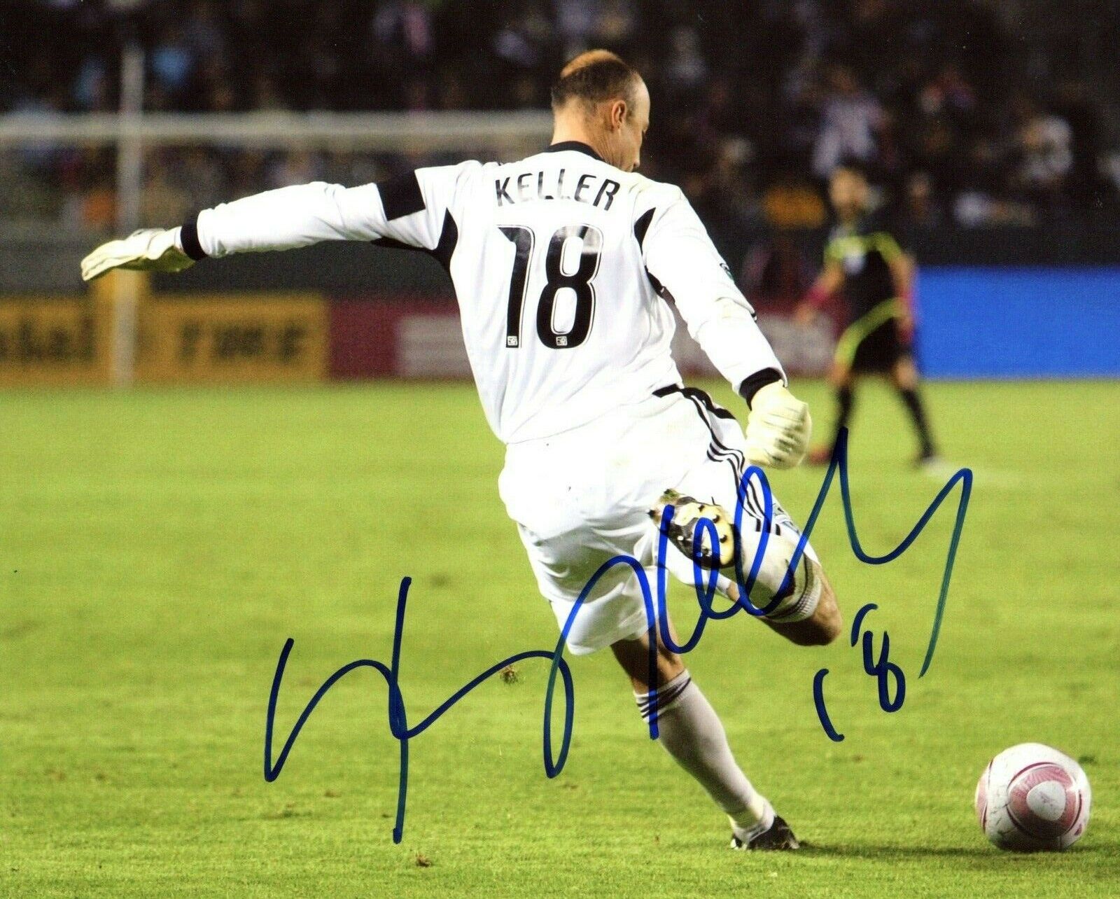 Kasey Keller Autographed Signed 8x10 Photo Poster painting Seattle Sounders COA  Shipping