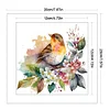 Flowers Bird - 18CT Stamped Cross Stitch 20*20cm/7.87*7.87in