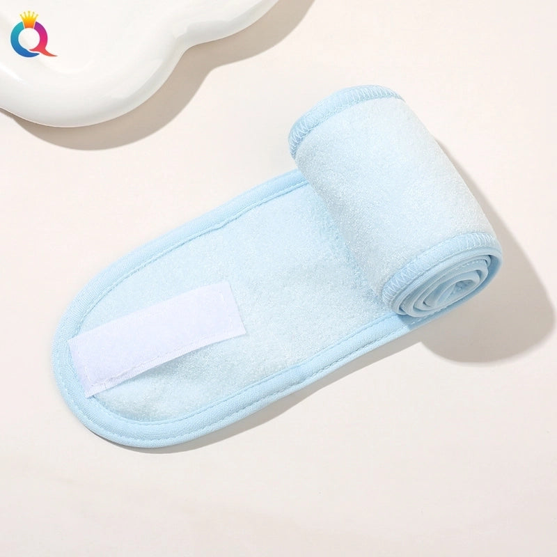 Minimalist Unisex Solid Color Cotton And Linen Spa Headband