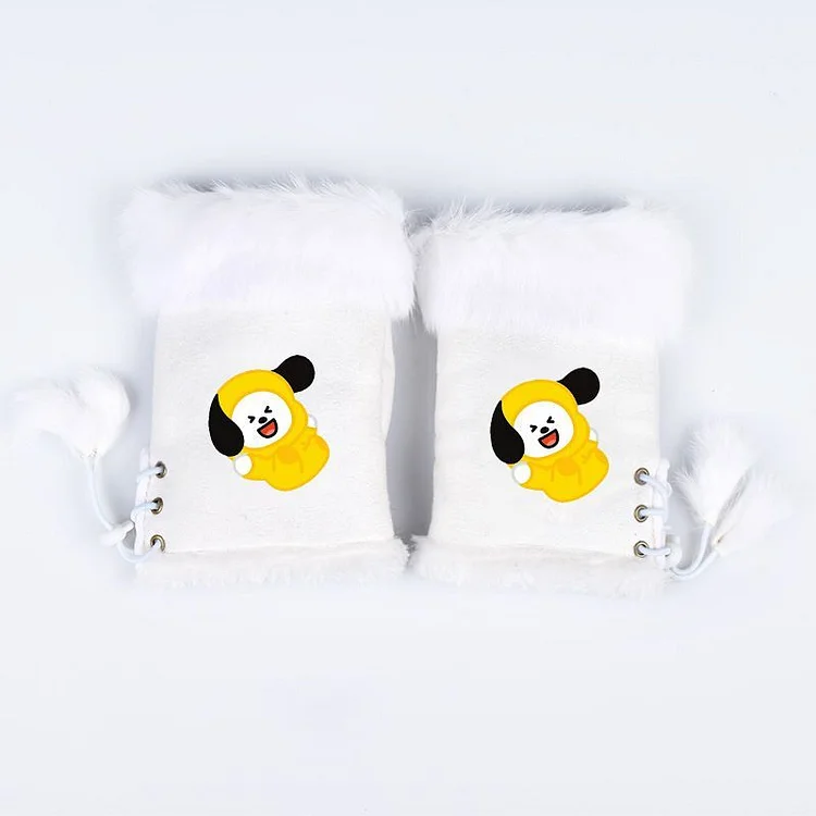 BT21 Baby Fingerless Gloves