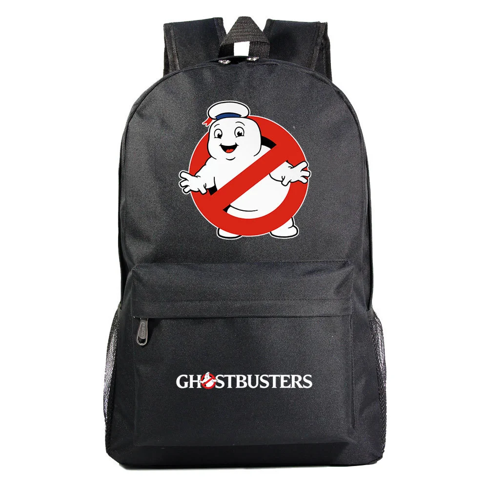 Ghostbusters Backpack - Waterproof Canvas with Double Side Mesh Pockets and 15-inch Laptop Compartment