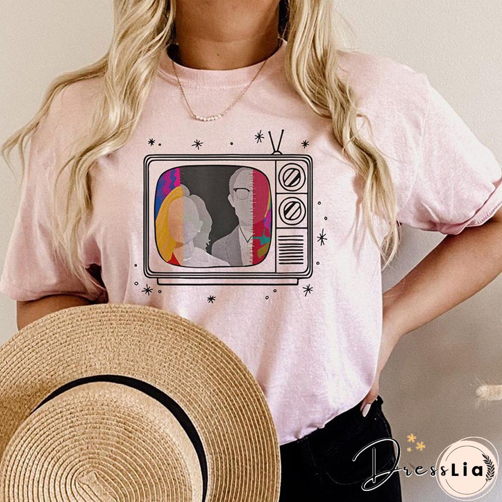 WandaVision Wanda Women Tshirt WandaAnd Vision Couple 1970s Retro Shirts Casual Tops
