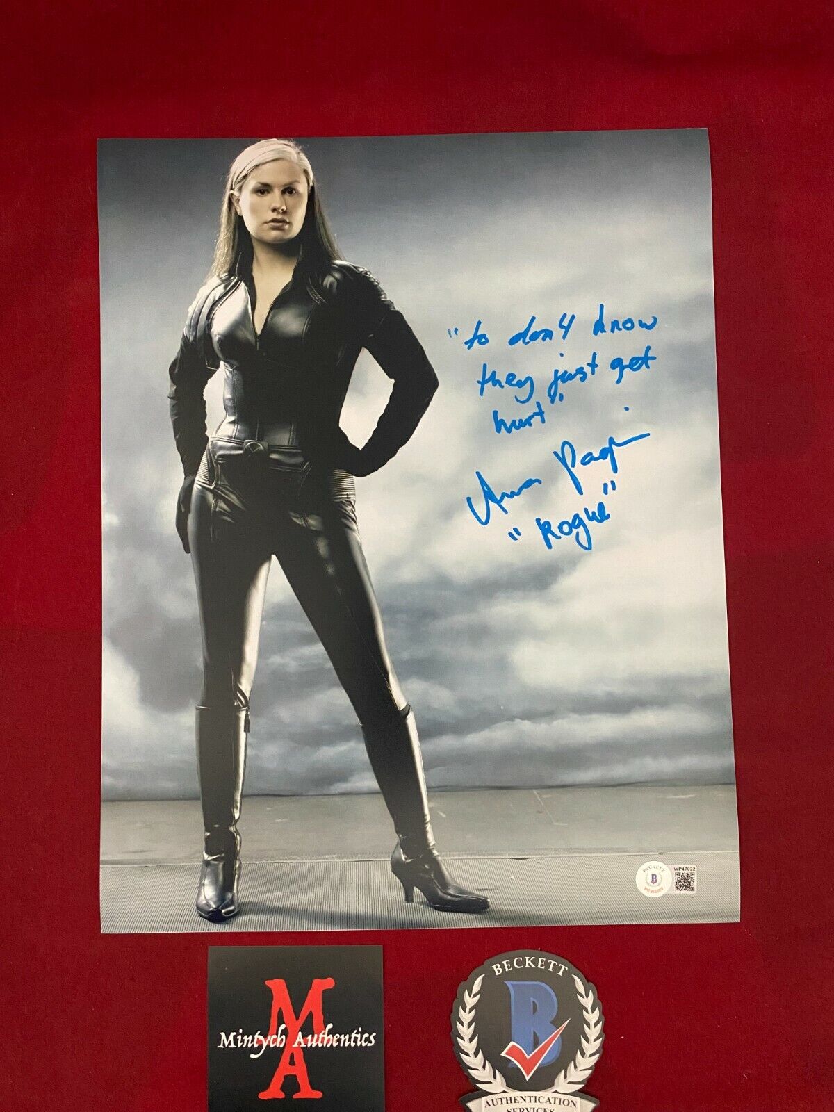 ANNA PAQUIN AUTOGRAPHED SIGNED 11x14 Photo Poster painting! X-MEN! ROGUE! BECKETT COA!