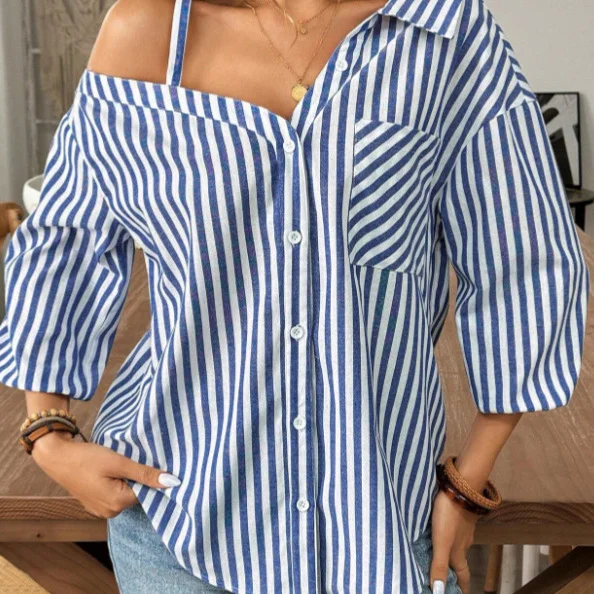 Nigikala Nigikala Temperament Blouse Casual Sleeveless Vest