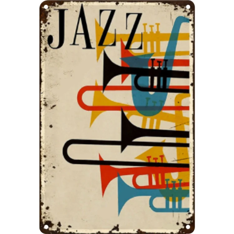 Jazz - Vintage Tin Signs/Wooden Signs 8*12Inch/12*16Inch