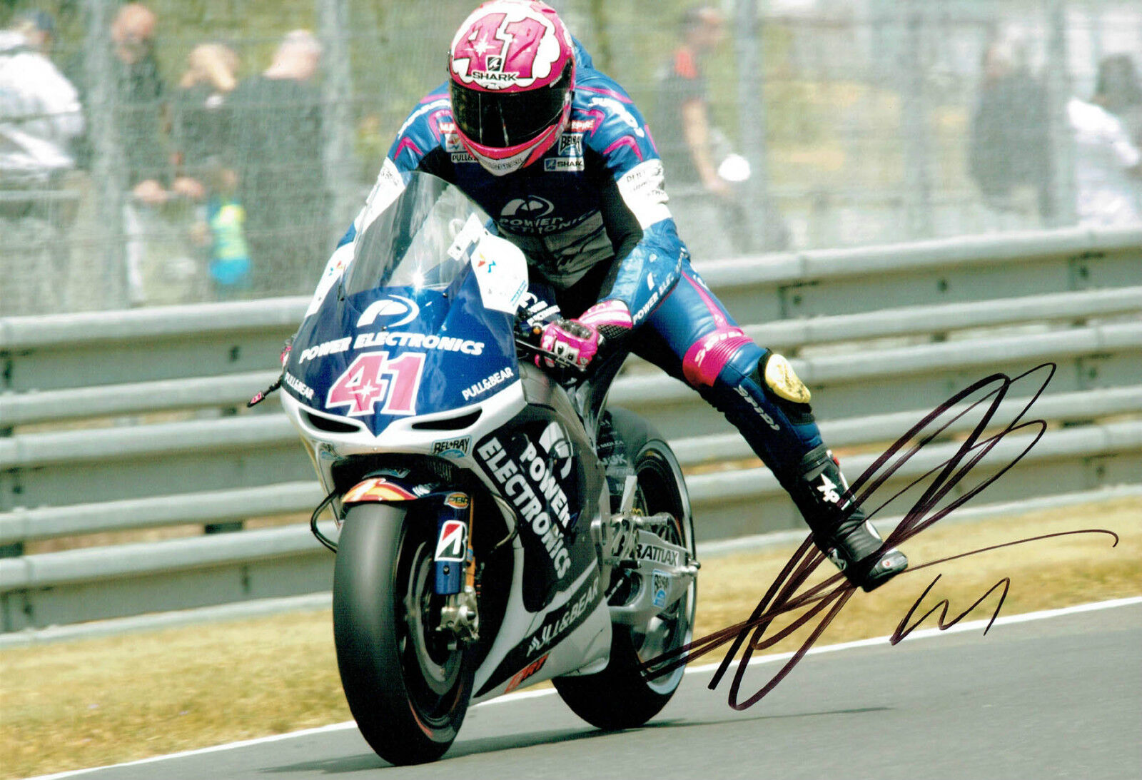 Aleix ESPARGARO SIGNED MOTOGP 12x8 Autograph Photo Poster painting 3 ART Aspar AFTAL COA