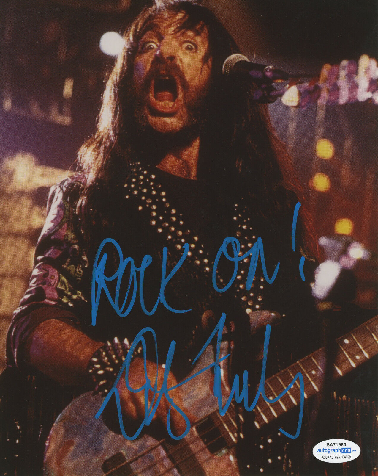 HARRY SHEARER as DEREK SMALLS SIGNED THIS IS SPINAL TAP