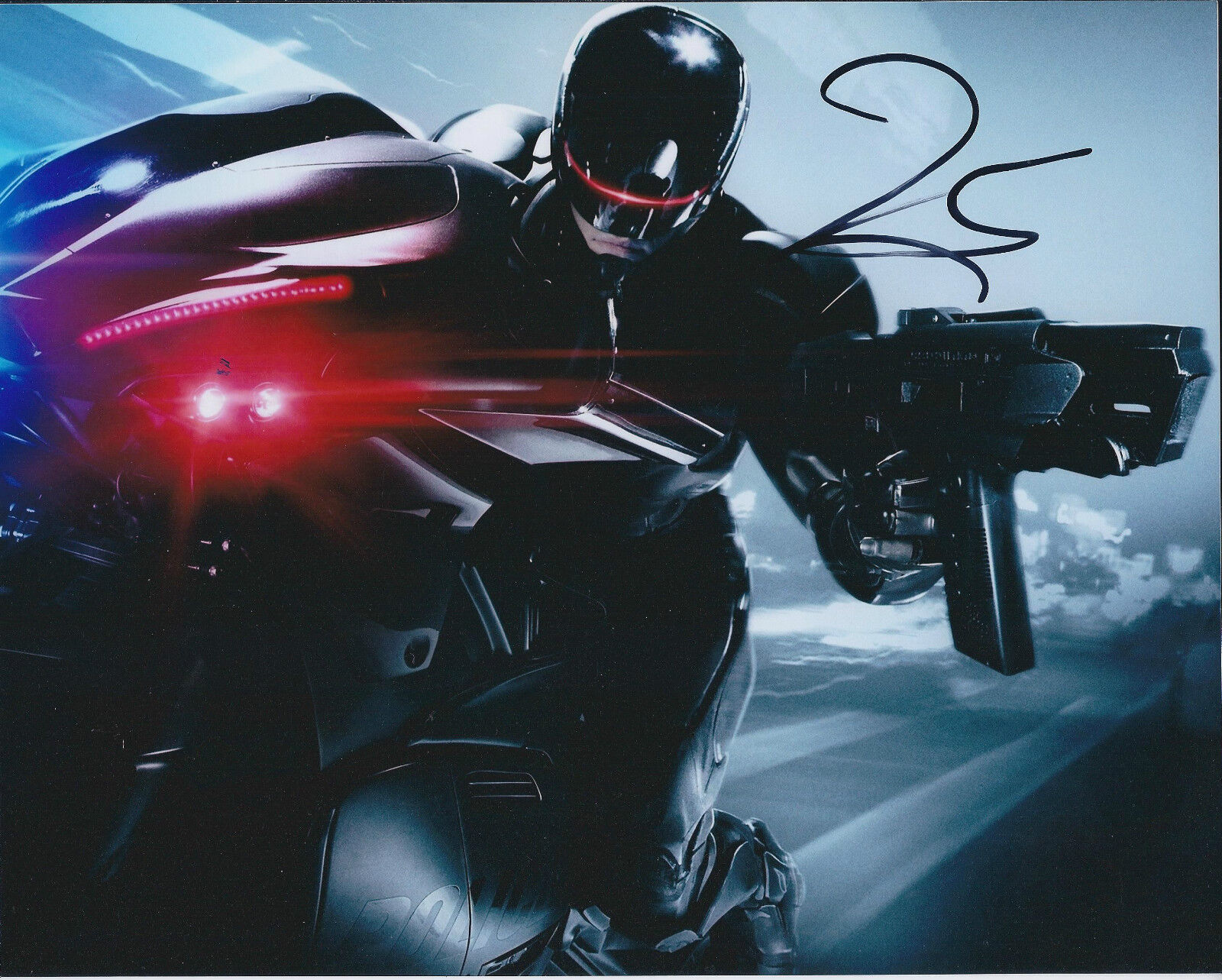 Joel KINNAMAN SIGNED Genuine Autograph 10x8 Photo Poster painting AFTAL COA ROBOCOP Alex MURPHY