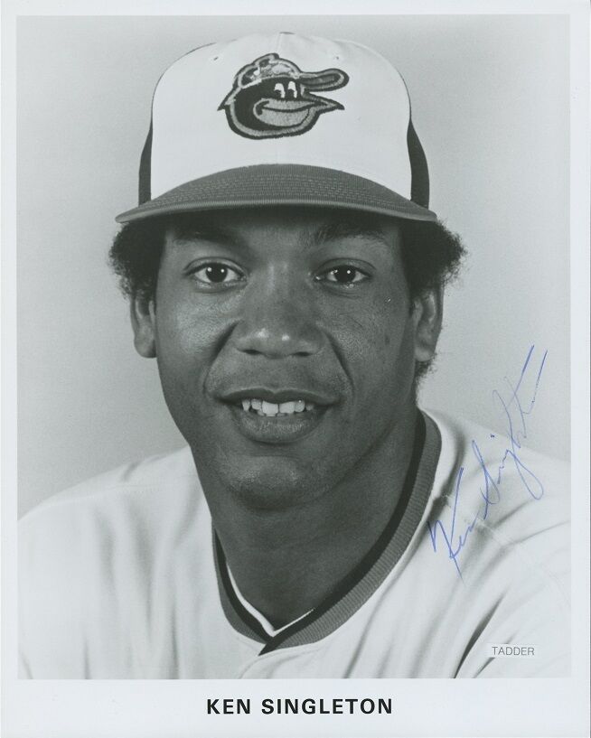 Baltimore Orioles KEN SINGLETON Signed Photo Poster painting