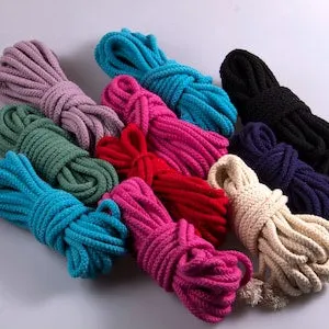 pornhint Pornhint BDSM Bondage cotton rope 6mm, soft bondage, woman bondage
