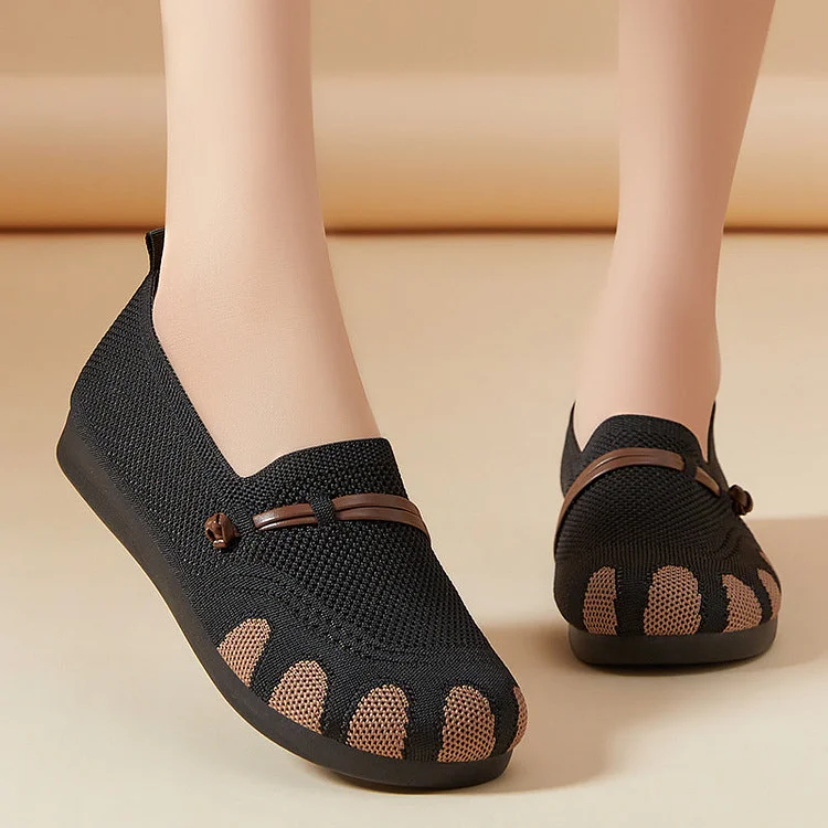 Women's Flat Soft Sole Shallow Mouth Slip-on Casual Shoes