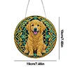 Diamond Painting Dog Pendant for Home Garden