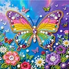 Butterfly Art Diamond Painting Kit for Adults Home Decor 25x25cm With Frame