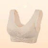 Comfy Corset Bra Front Cross Side Buckle Lace Bras