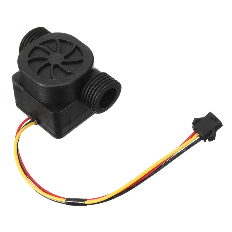 G1/2 1-30L/min DC5V Water Flow Sensor Flowmeter Hall Flow Sensor Water Control 1.75MPa Counter Switch