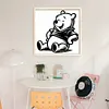 Winnie The Pooh Silhouette-11CT Stamped Cross Stitch 40*40cm tapestrymarket