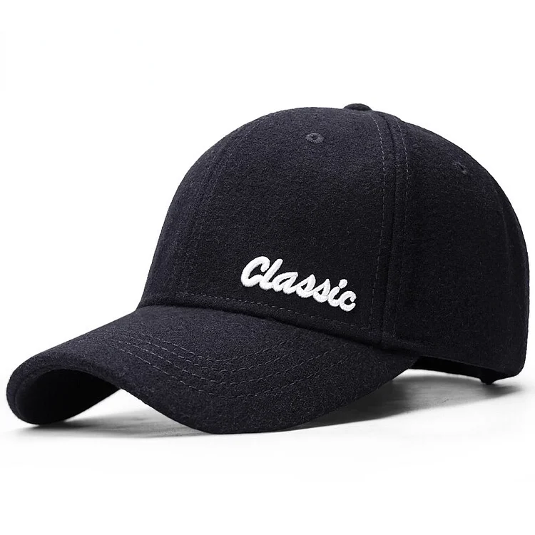 2023 Male Winter Large Size Felt Baseball Cap Big Head Men Sport Hat Plus Size Wool Snapback Caps 55-60cm 60-65cm