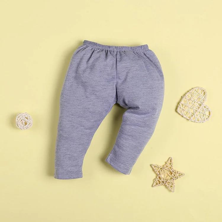  Suitable Gray pants for 22'' reborn baby doll girl/boy - RSDP-Rebornbabypuppen-Rebornbabypuppen.de