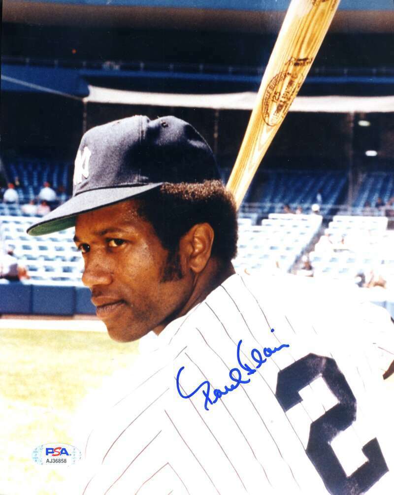 Paul Blair PSA DNA Coa Signed Photo Poster painting Yankees Autograph