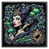 (Stamped/Counted) Maleficent Disney Villain-11CT/14CT Stamped Cross Stitch 45*45cm