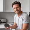 3pcs Round Kitchen Clean Sponges for Stainless Steel Soft Absorbent Non-Scratch Compressed Dish Scrubber for Household Cleaning Pot