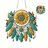 >SALE<Dream Catcher 2D Flat DIY Diamond Painting Set Diamond Art Pendant Wall Decor