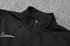 Joyfball 2024/2025 Al Nassr Long Zipped Jacket Black Soccer Jersey 1:1 Thai Quality 
