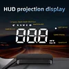 Car HUD Big Font Digital HUD Security Alarm Digital Speedometer Auto Accessories