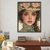 Diamond Painting-DIY Full Round Drill Modern Girl(40*50CM)
