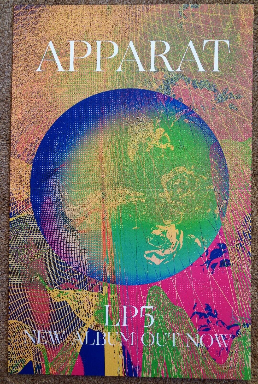 APPARAT LP5 Album POSTER Sascha Ring 11x17