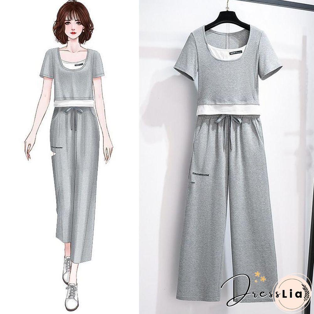 Fashion Sports Two-Piece Set P11709