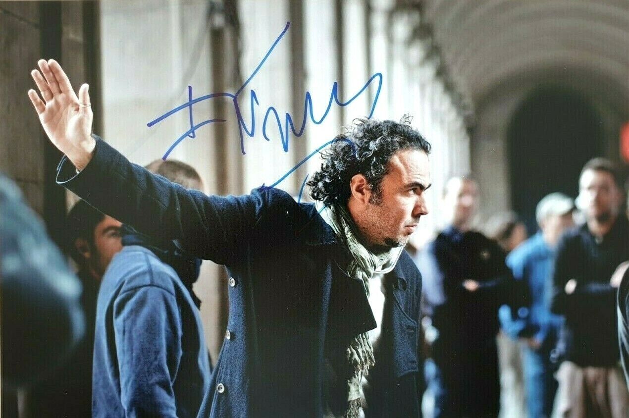ALEJANDRO GONZALEZ INARRITU In-Person Signed Autographed Photo Poster painting Bardo Babel