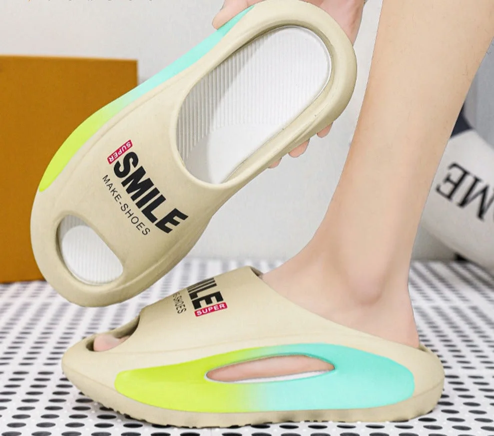 Vstacam New Summer Women Men Sneaker Slippers Thick Bottom Platform Sports Slipper Soft EVA Pillow Slide Unisex Cloud Casual Beach Shoes