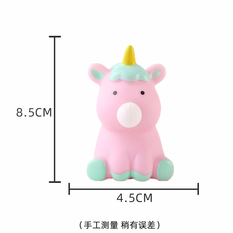 Squishy Toy Christmas Animal Santa Claus Snowman PVC TPR Toys