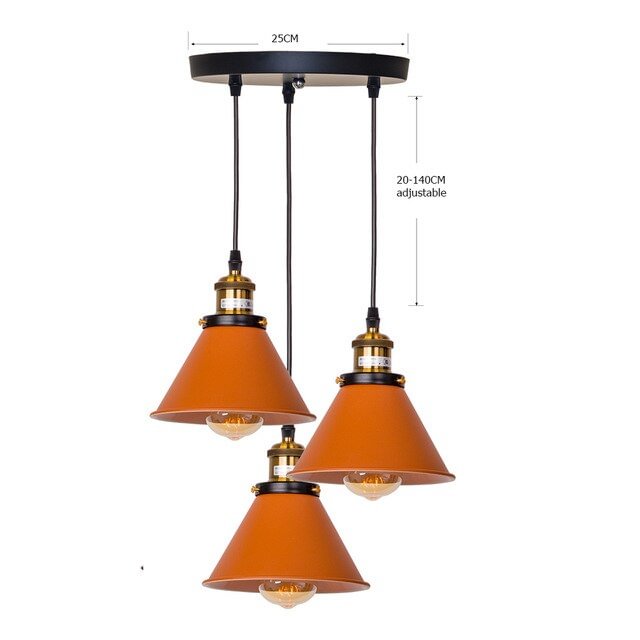 New style Industrial Pendant Lights Vintage Pendant Lamp Retro Hanging Lampshade Lighting Restaurant /Bar/Coffee Shop