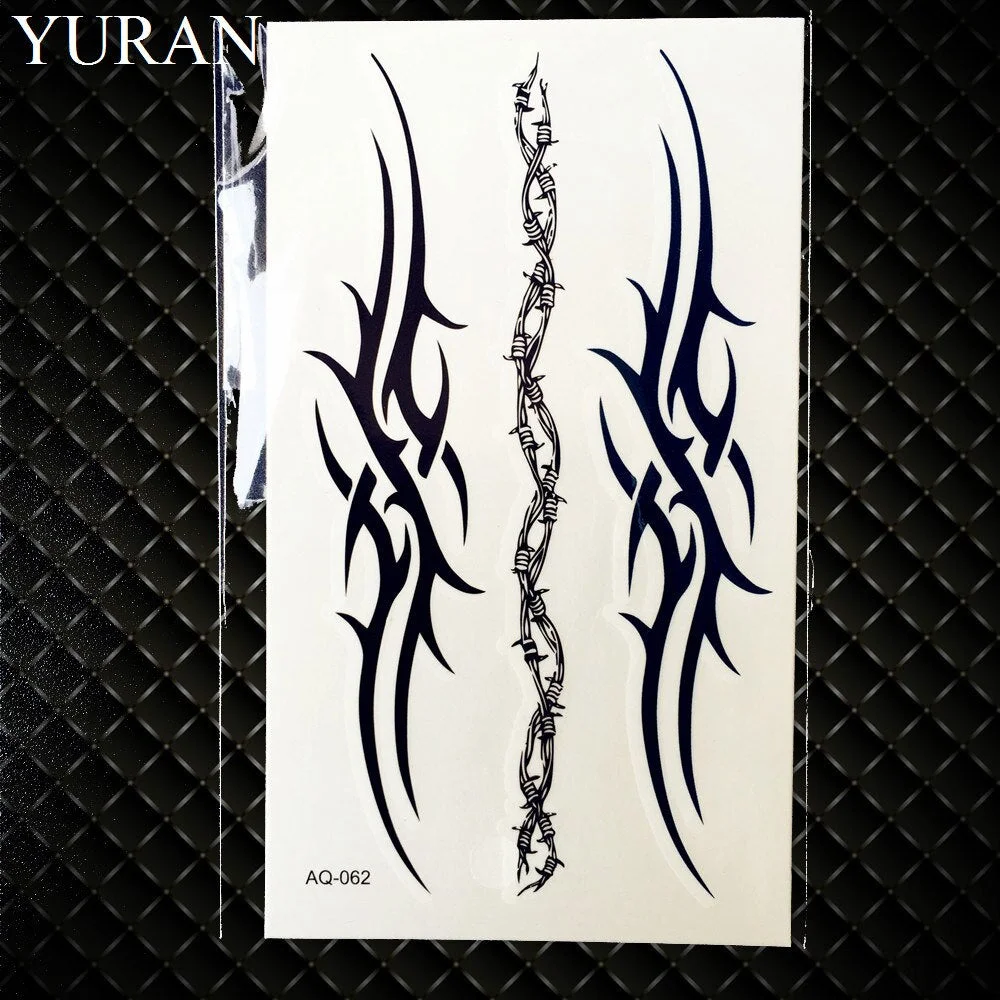 Watercolor Dream Catcher Temporary Tattoo Women Tribal Tattoo Sticker Black Dreamcatcher Fake Flash Tatoo Girl Body Arm Shoulder