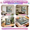 Blue Butterfly Ballerina Special Shaped 5D DIY Partial Drill Diamond Painting Kits 30x30cm Diamond Art Kit for Adults Home Decor