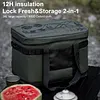 Cooler Bag Camping Storage Bags Collapsible Hiking Travel Meal Bag Insulated Bag