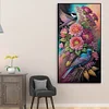 Diamond Painting -DIY Round Drill Flowers and Birds(40x70cm)
