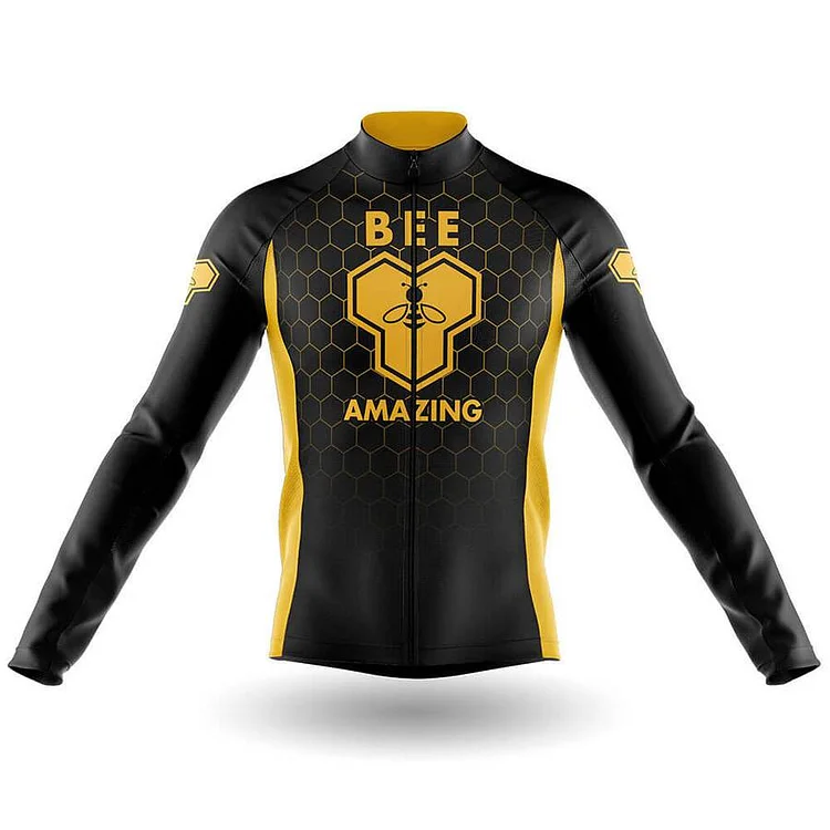 Bee Amazing Men's Long Sleeve Cycling Jersey