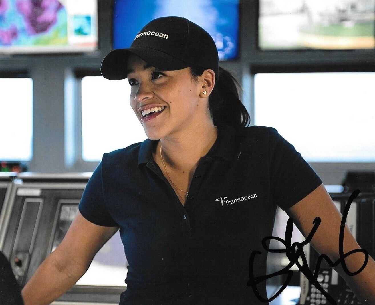 * GINA RODRIGUEZ * signed 8x10 Photo Poster painting * DEEPWATER HORIZON * COA * 1