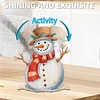 Snowman DIY Acrylic Shaking Head 5D DIY Diamond Art Tabletop Ornament Home Decor