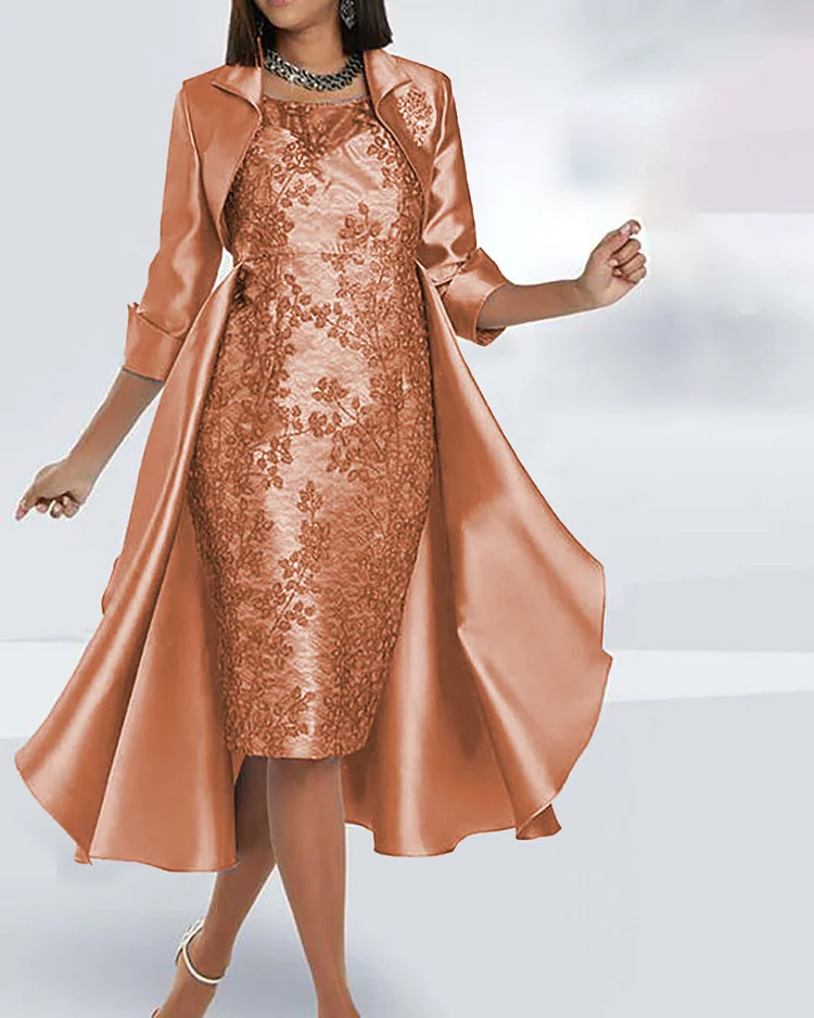 Casual Versatile Ladies Print Elegant Dress