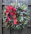 🎁 Christmas Farmhouse Red Berries Wreath🎁 all trending in 2023⭐⭐-mysite-Adracos