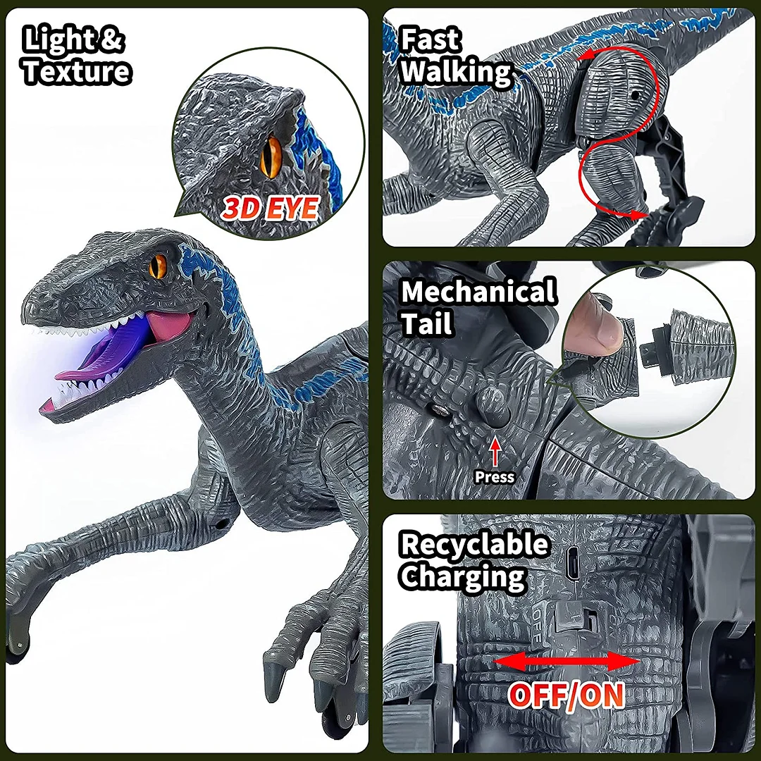Best Christmas Gifts for Kids🎁Remote Control Dinosaur(Buy 2 Free Shipping)