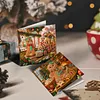 Cartoon Ginger Man DIY Diamond Painting Greeting Cards with Envelopes