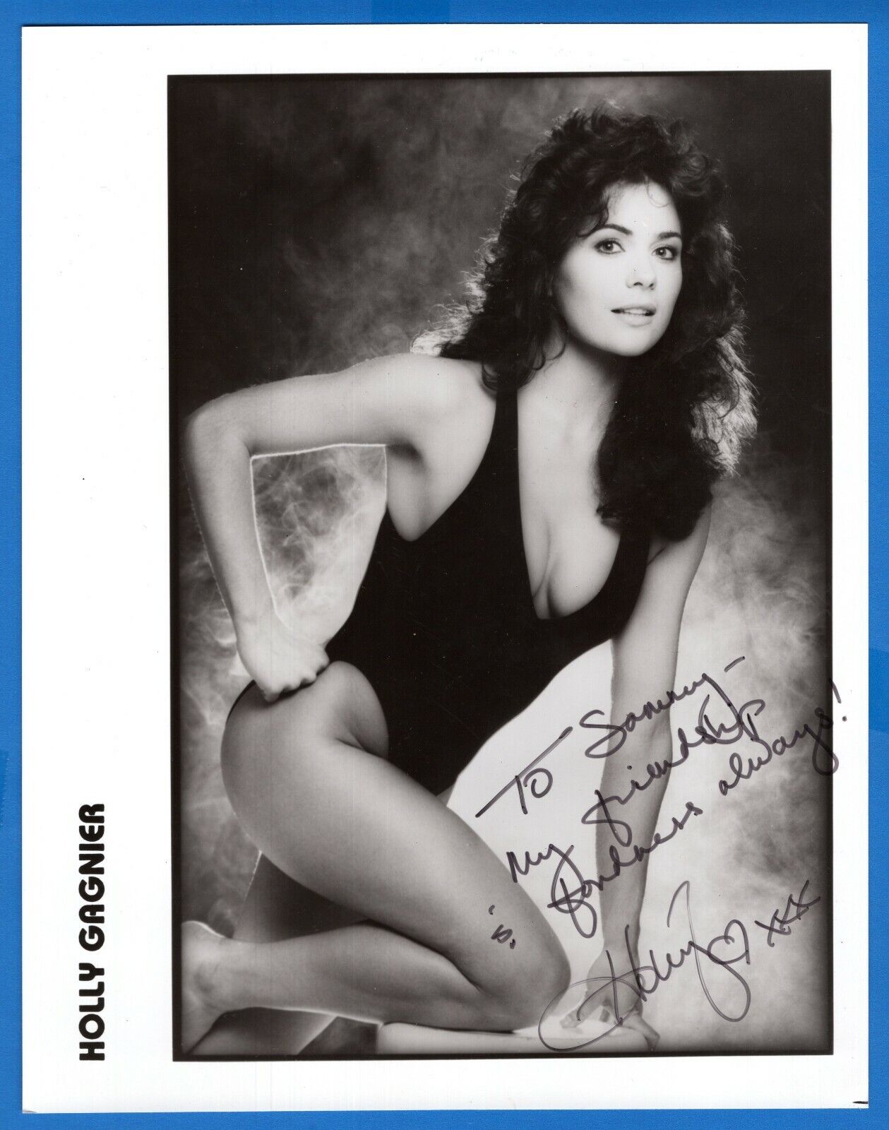 Holly Gagnier Baywatch Actress Hand Signed Autograph 8x10 Photo Poster painting